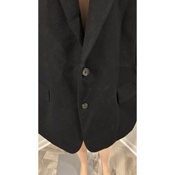 BILL BLASS Vintage Black Camel 2 Button Blazer Jacket Sports Coat Men’s 46R - Picture 5 of 8